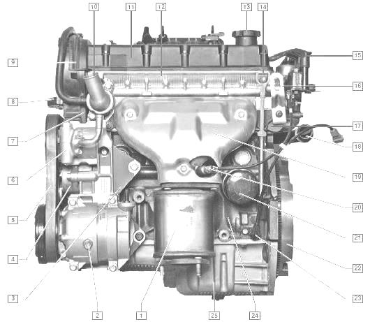 выпускные клапана на двигатель chevrolet f14d4