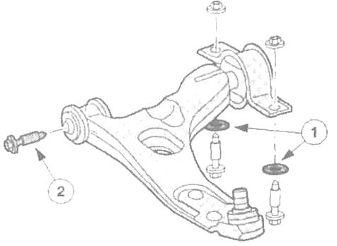 Схема передней подвески форд фокус 1
